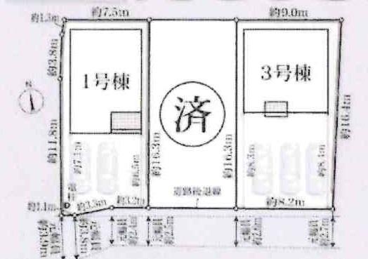 知立市来迎寺町第4　全3棟・3号棟