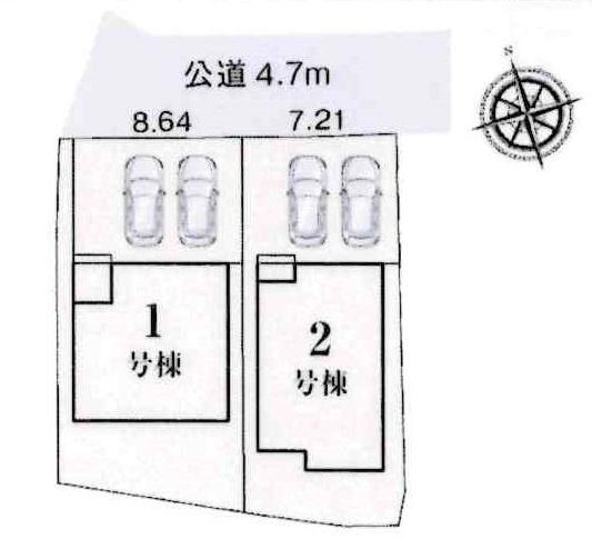 蒲郡市形原町石橋　全2棟・2号棟