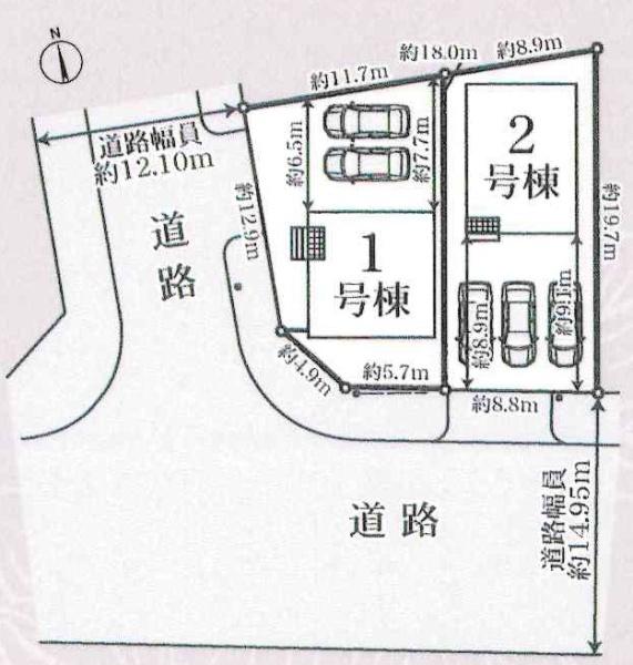 蒲郡市八百富町第1　全2棟・2号棟