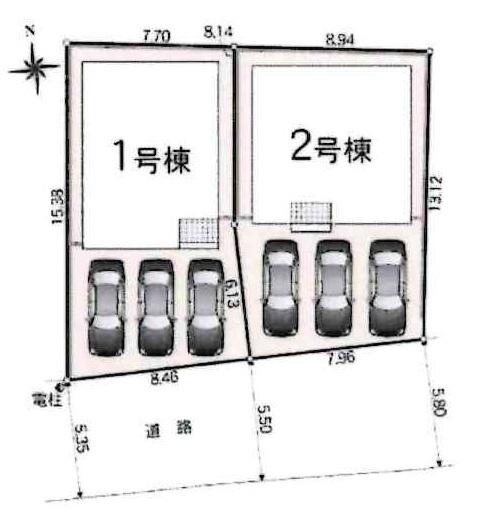 知立市弘法町第1　全2棟・1号棟