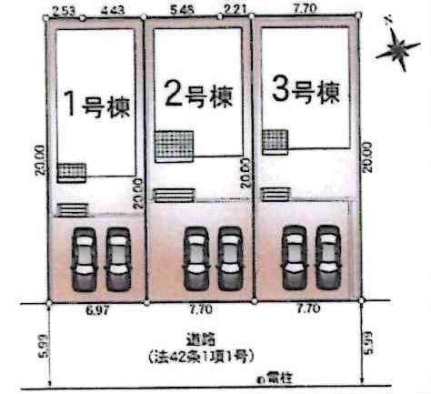岡崎市東蔵前第1　全3棟・3号棟