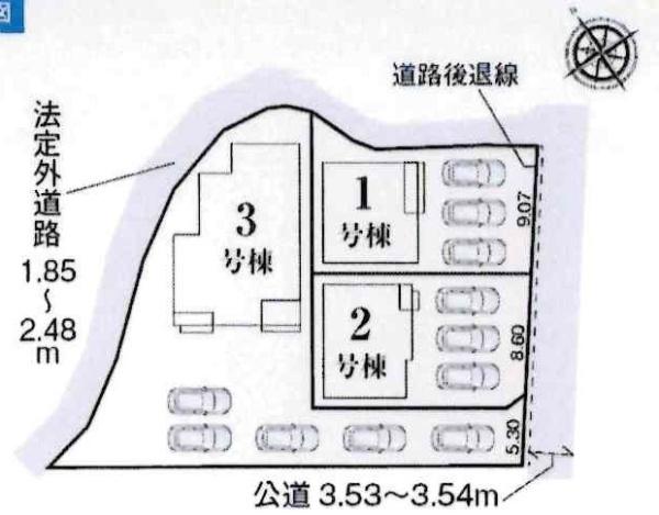 蒲郡市形原町北大明地59期　全3棟・3号棟