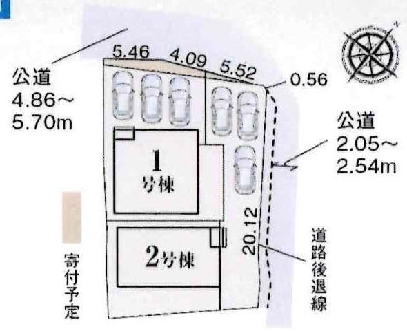 幸田町深溝　全2棟・1号棟