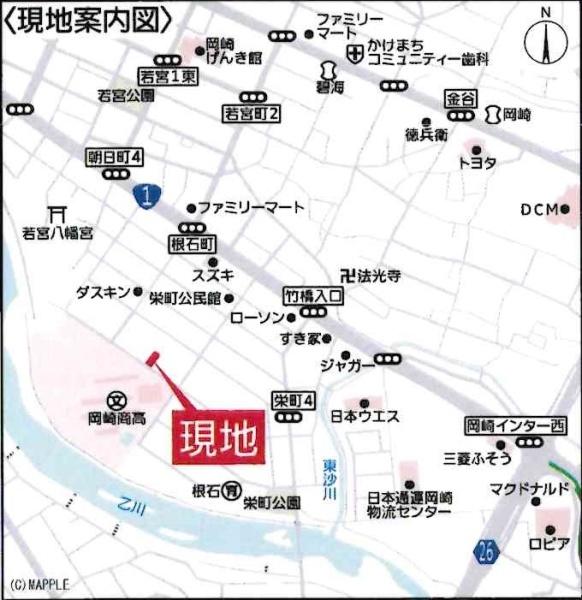 岡崎市栄町第4　全2棟・2号棟
