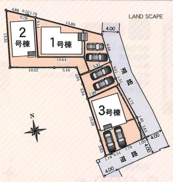 岡崎市若松町第4　全3棟・2号棟