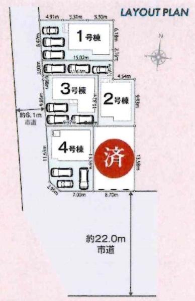 西尾市新渡場1丁目01期　全5棟・2号棟