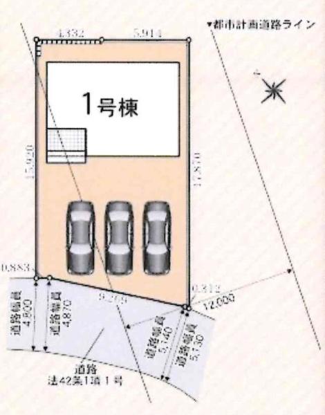 豊田市渡合町第1　全1棟・1号棟