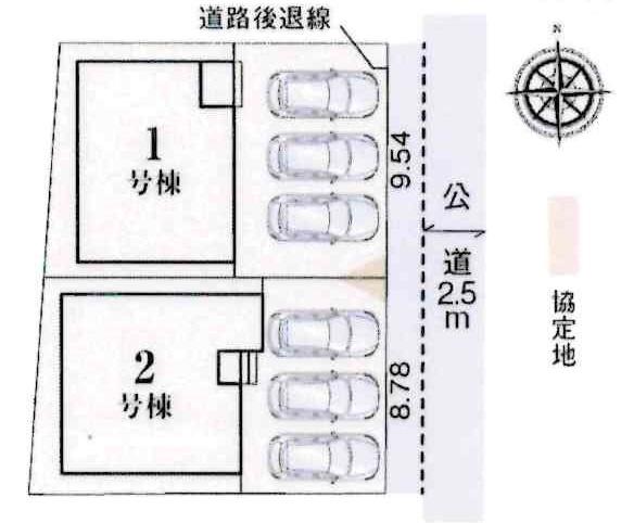 岡崎市中園町　全2棟・2号棟