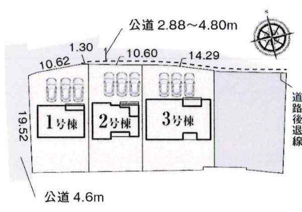 西尾市西幡豆町南岡割　全4棟・2号棟