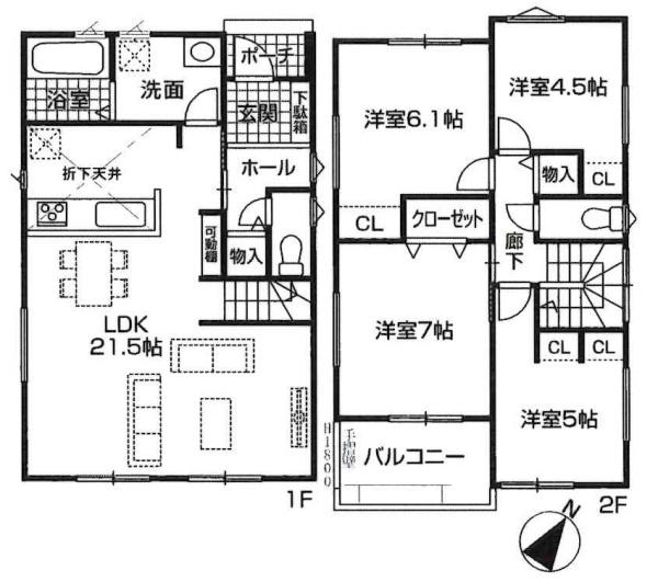 豊田市第4市木町　全3棟・1号棟