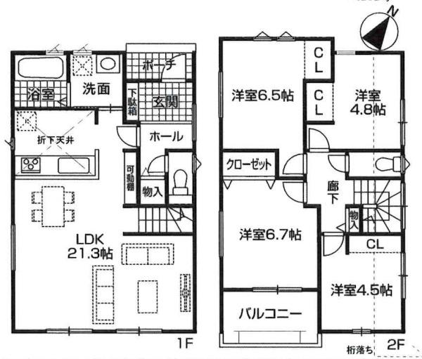 豊田市第4市木町　全3棟・2号棟