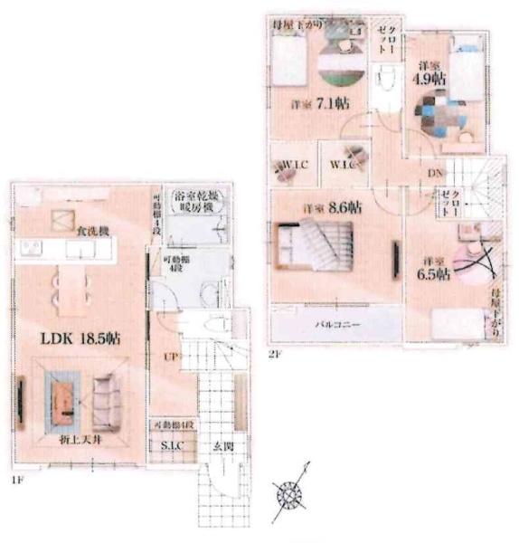 岡崎市美合町1期　全2棟・2号棟