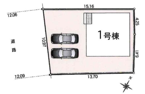 西尾市中畑町第4　全3棟・1号棟