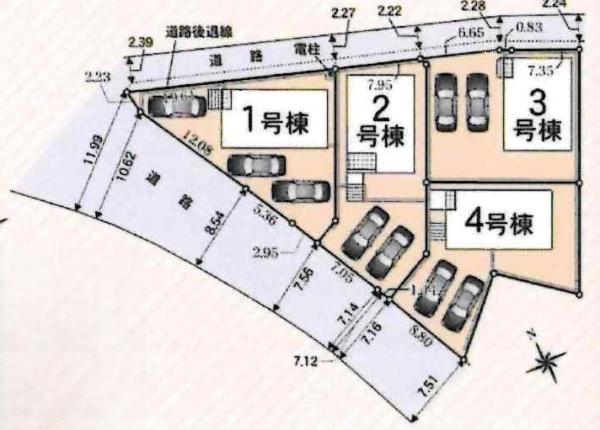 安城市根崎町第5　全4棟・1号棟