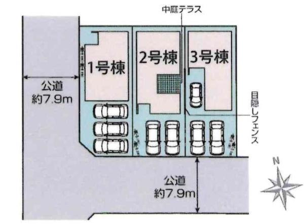 豊田市高上1丁目　全3棟・1号棟