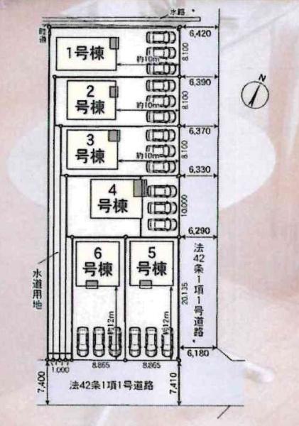 豊川市御津町御馬西第3　全6棟・1号棟