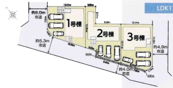 豊田市若林東町01期　全3棟・1号棟