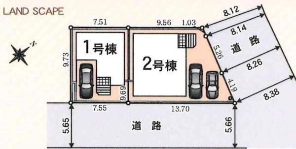 岡崎市宮地町第3　全2棟・2号棟