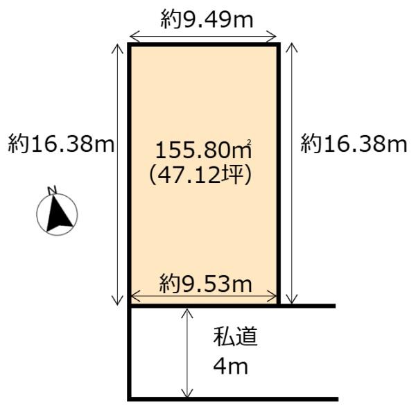 越谷市恩間土地