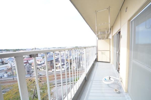 越谷スカイハイツB棟(バルコニー)