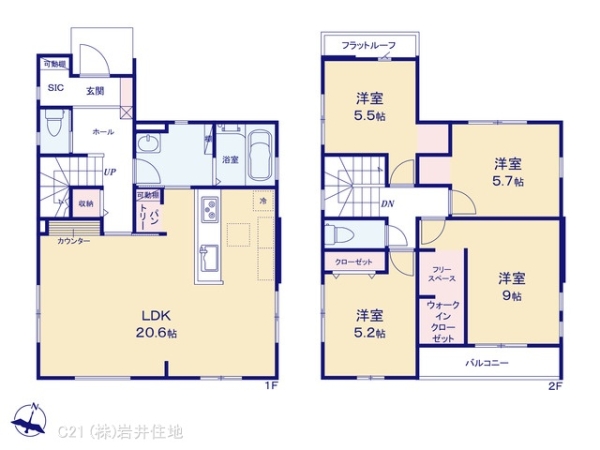春日部市藤塚の新築一戸建