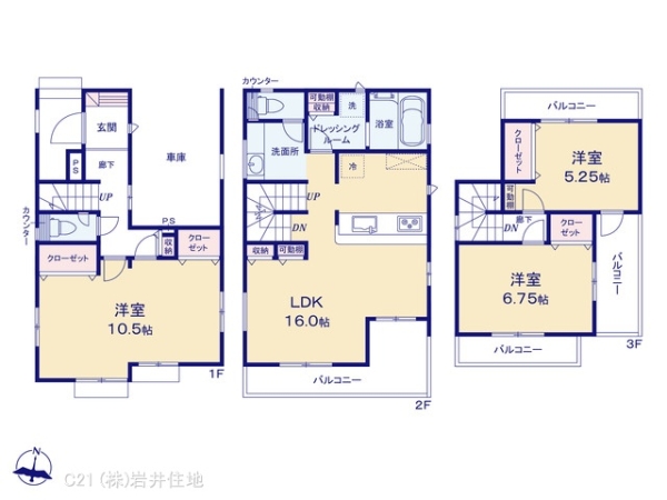 越谷市大字恩間の新築一戸建