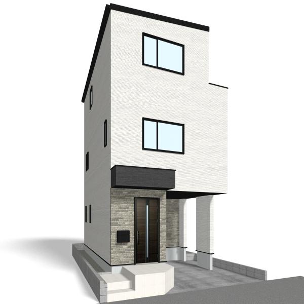 「仲介手数料無料」越谷市南荻島新築２４８０万駐車場１台