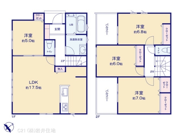 越谷市大字弥十郎の新築一戸建