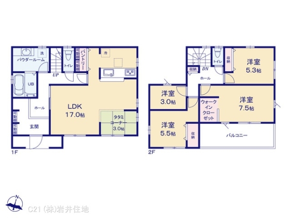 越谷市弥栄町３丁目の新築一戸建