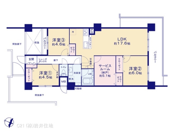 朝日プラザガーデンシティ新越谷C