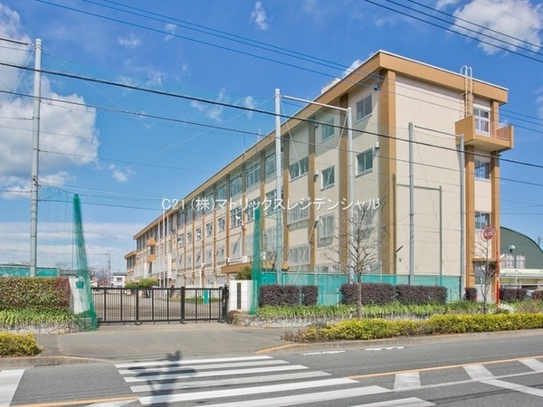 八王子市横川町の土地(八王子市立元八王子中学校)