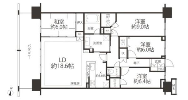 レーベンリヴァーレ南大沢ヒルズ棟