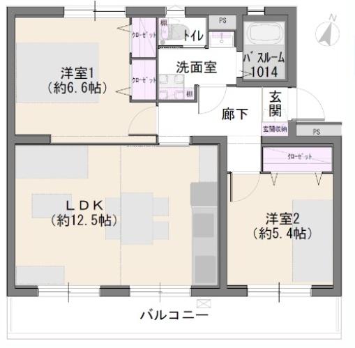 松が谷団地６－２号棟