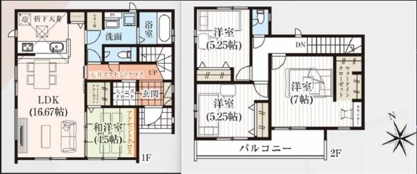 グラファーレ四街道市内黒田新築一戸建て