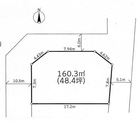 千葉市中央区川戸町の土地(間取り)