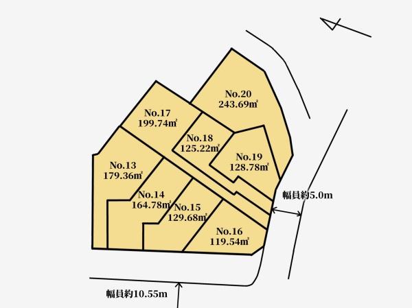 千葉市稲毛区園生町の土地