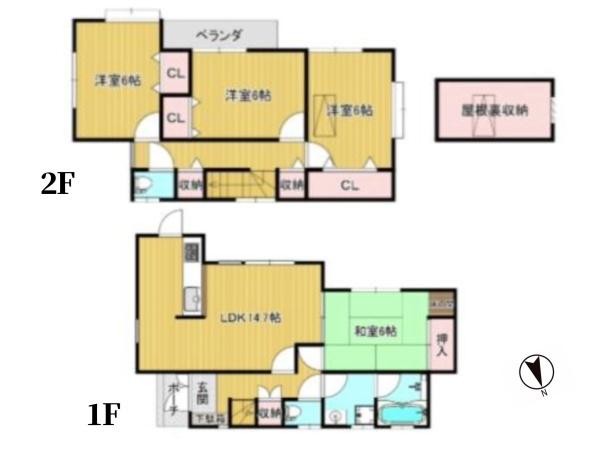 千葉市稲毛区作草部町中古一戸建て