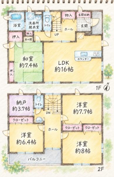 千葉市若葉区千城台東2丁目中古一戸建て