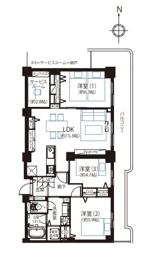 清新北ハイツ７号棟