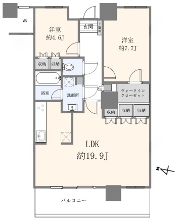 イーストコモンズ清澄白河セントラルタワー(間取り)