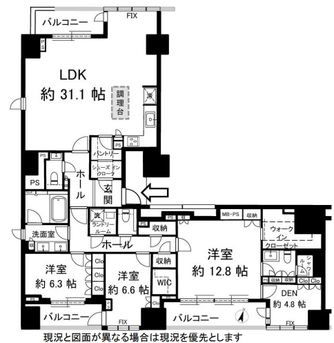 宮益坂ビルディング ザ・渋谷レジデンス(間取り)