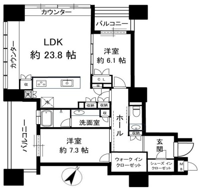 ガレリアグランデ(間取り)