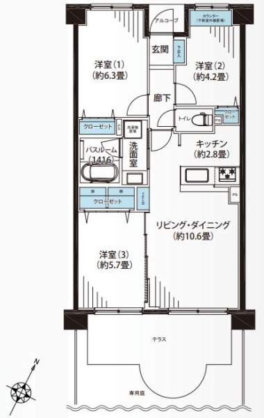 クレッセント西馬込