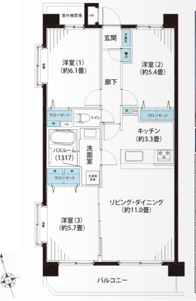 クレッセント二子多摩川