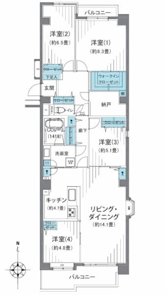 港北ファミールハイツ10号棟