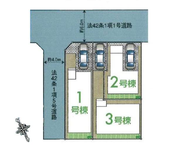 東久留米市前沢4丁目　全3棟　3号棟　新築戸建