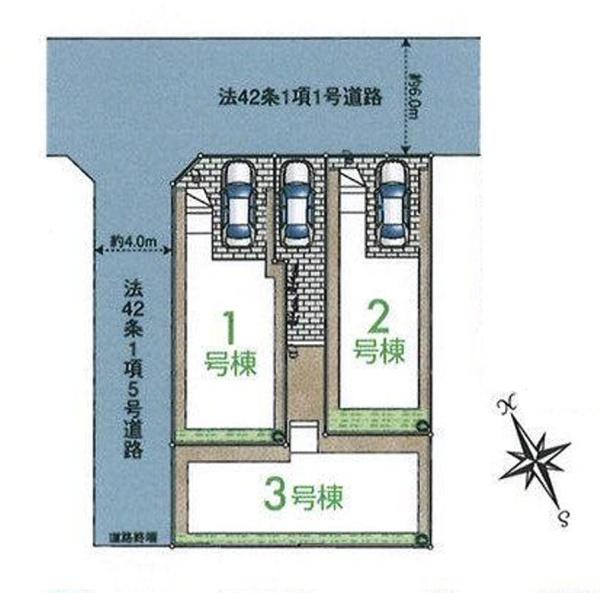 東久留米市滝山3丁目　全3棟　1号棟　新築戸建