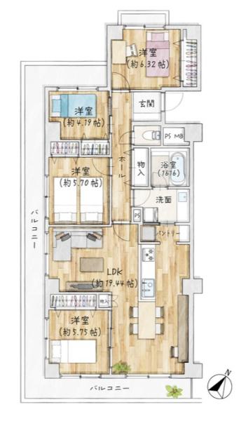ルネ東久留米Ａ棟