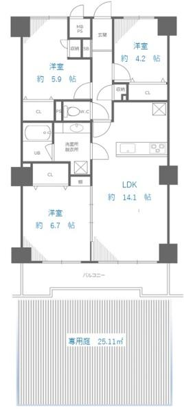 ルネ東久留米Ａ棟