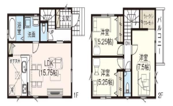 東久留米市氷川台2丁目 全2棟 2号棟 新築戸建